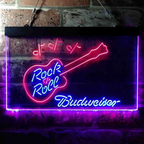 Budweiser Rock N Roll Neon-Like LED Sign